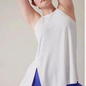 Athleta Essence Explore Tank White Camisole  XS MSRP $55